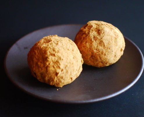 発酵あんの「豆おはぎ」黒豆きなこ hakko_ohagikinako発酵あんの「豆おはぎ」黒豆きなこ